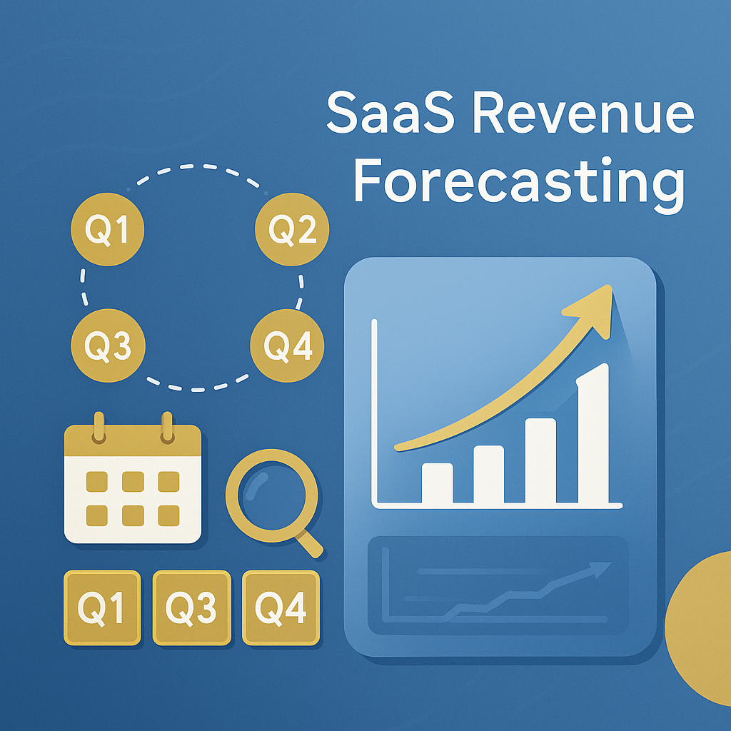 SaaS revenue forecasting for accurate predictions of MRR, ARR, and churn rate, optimizing subscription business performance.